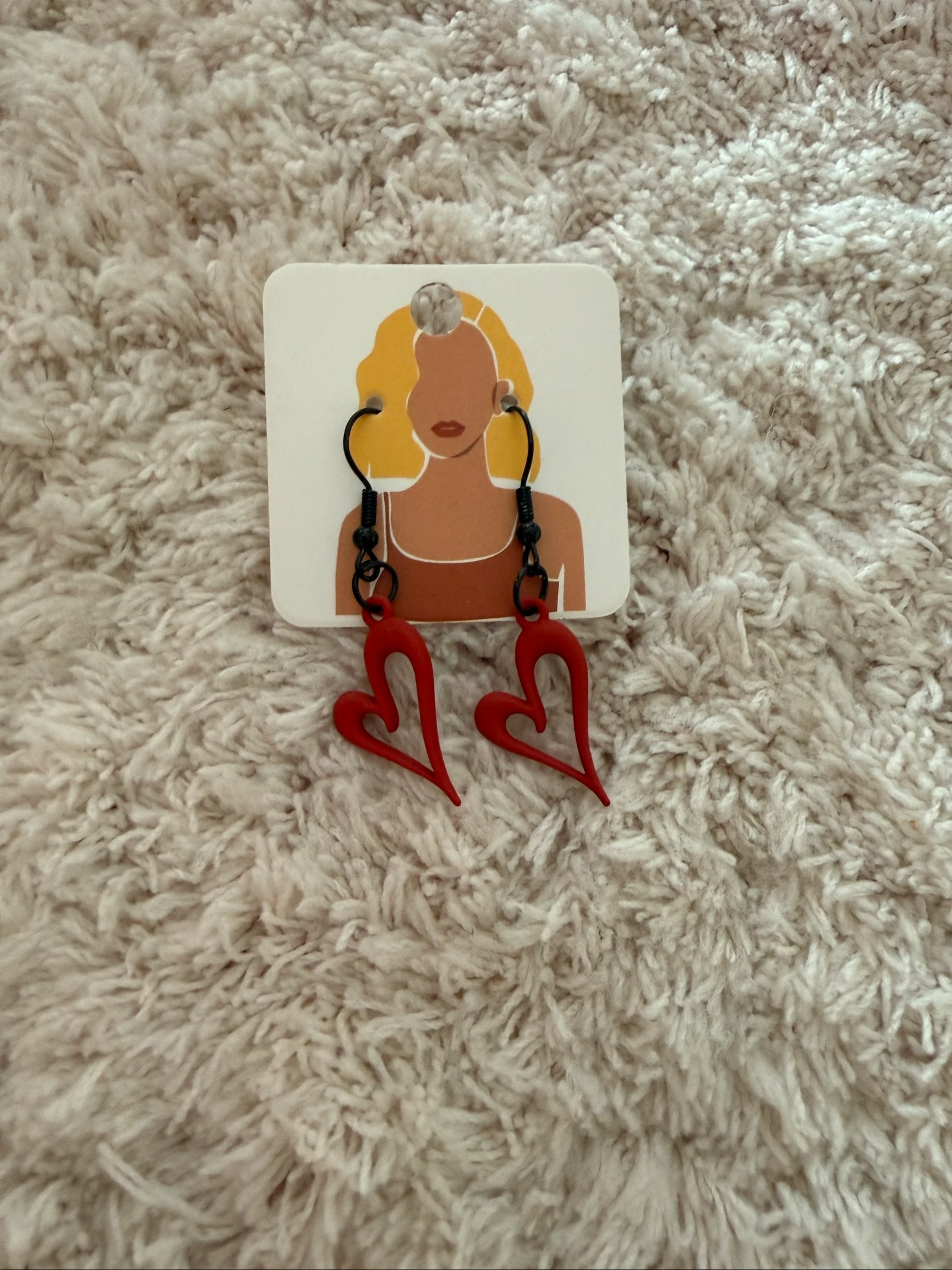 Heart earrings – photo 3